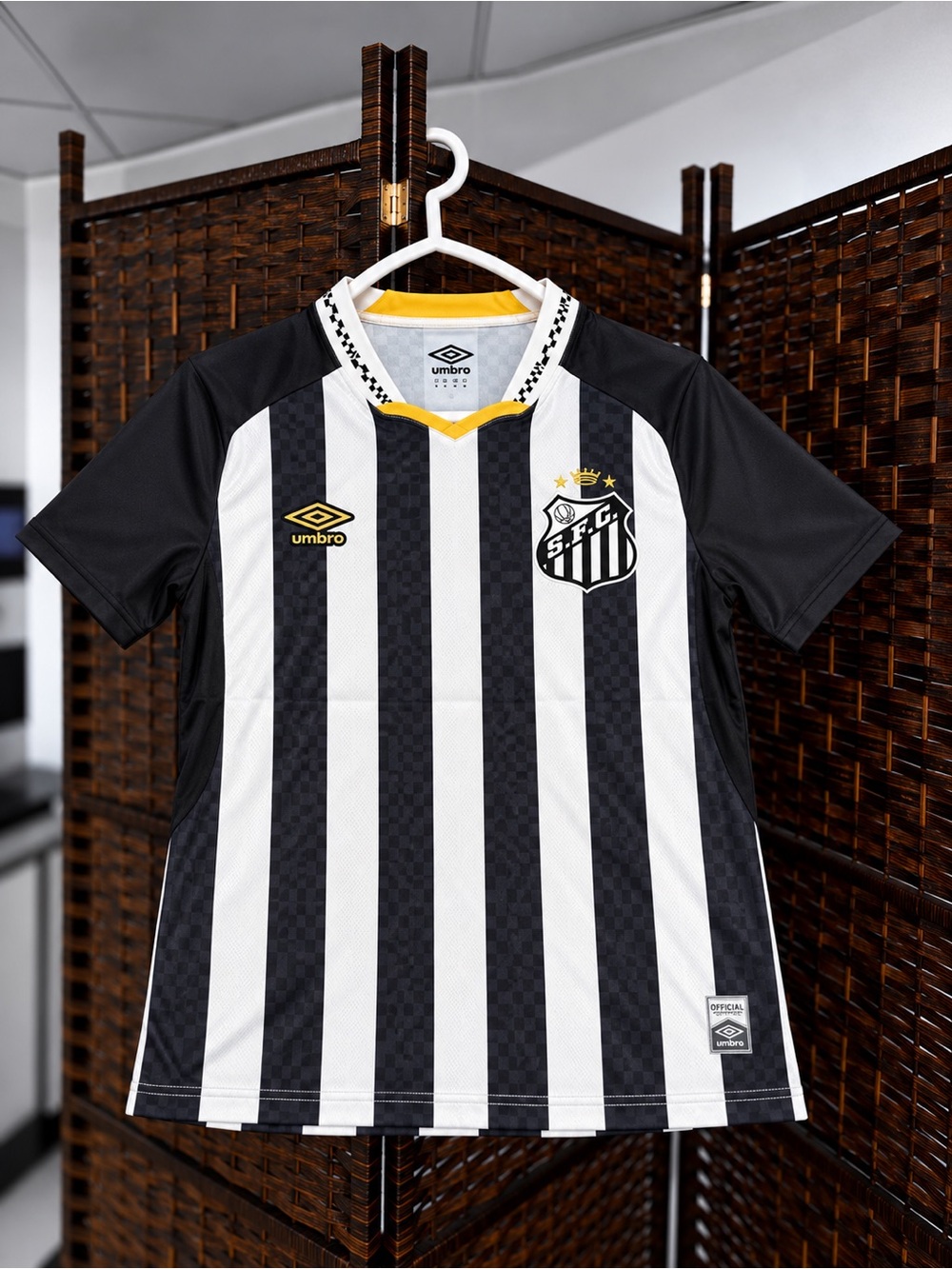 Santos FC Men's Soccer Home Jersey